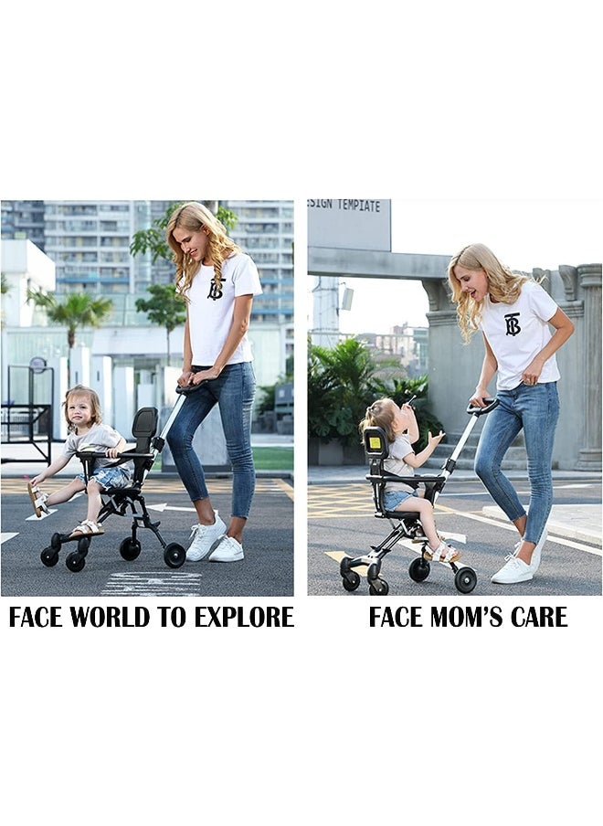 SUPAAR New Pocket Stroller for Travel Stroller for Airplane- Portable Compact Airport Stroller - Small Stroller for Toddler Travel - All Terrain Stroller for Toddler Stroller