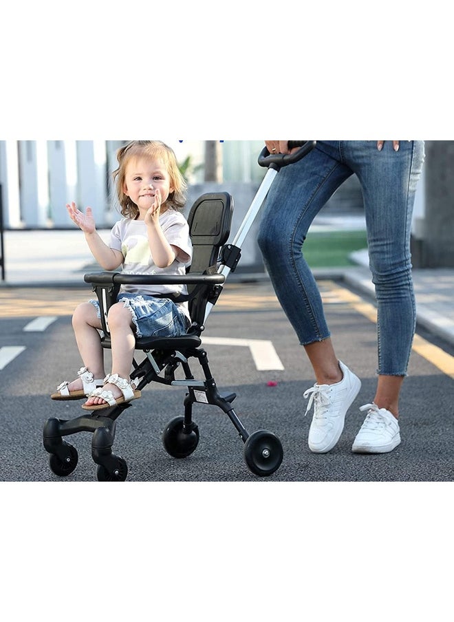 SUPAAR New Pocket Stroller for Travel Stroller for Airplane- Portable Compact Airport Stroller - Small Stroller for Toddler Travel - All Terrain Stroller for Toddler Stroller