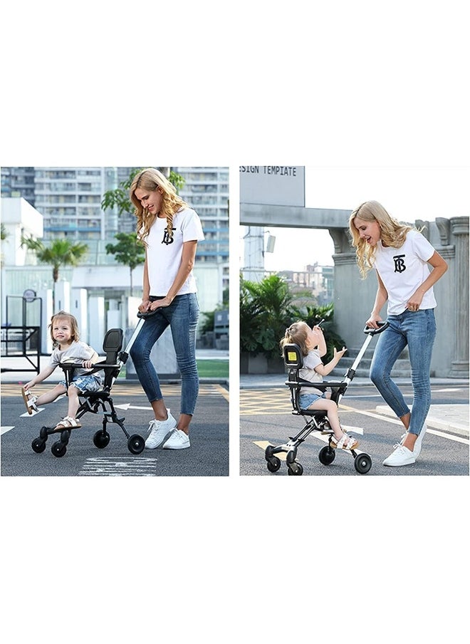 SUPAAR New Pocket Stroller for Travel Stroller for Airplane- Portable Compact Airport Stroller - Small Stroller for Toddler Travel - All Terrain Stroller for Toddler Stroller