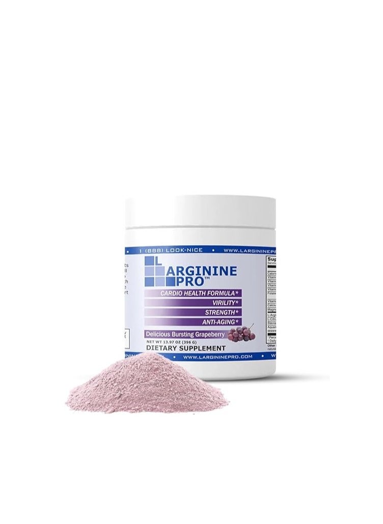 Supplement 5500Mg Of Larginine Plus 1100Mg Lcitrulline Powder - Grapeberry / 1 Jar