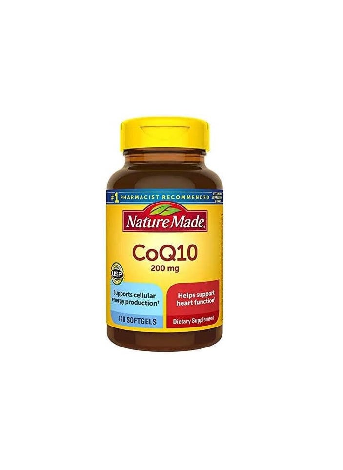 CoQ10 200 mg Softgels (140 Count)