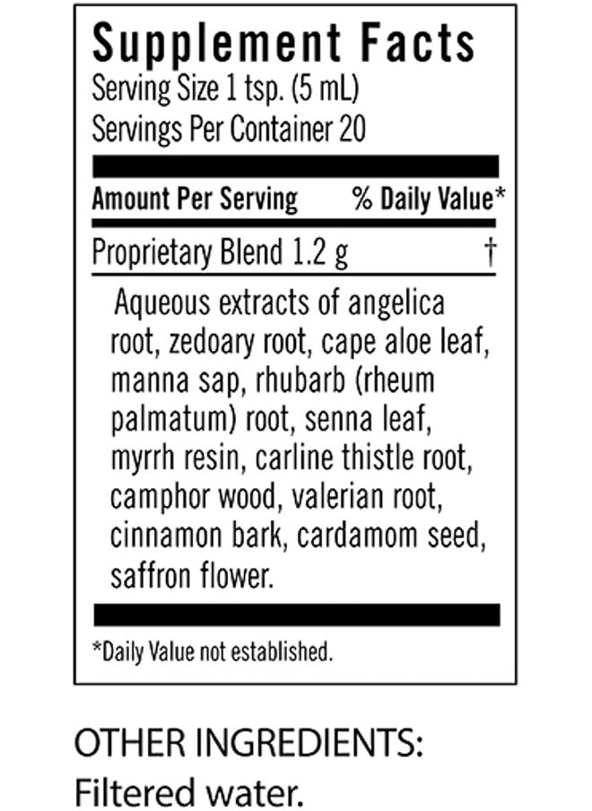 FLORA - Swedish Bitters, Digestive Herbs, Alcohol-Free, 3.4 Fl Oz