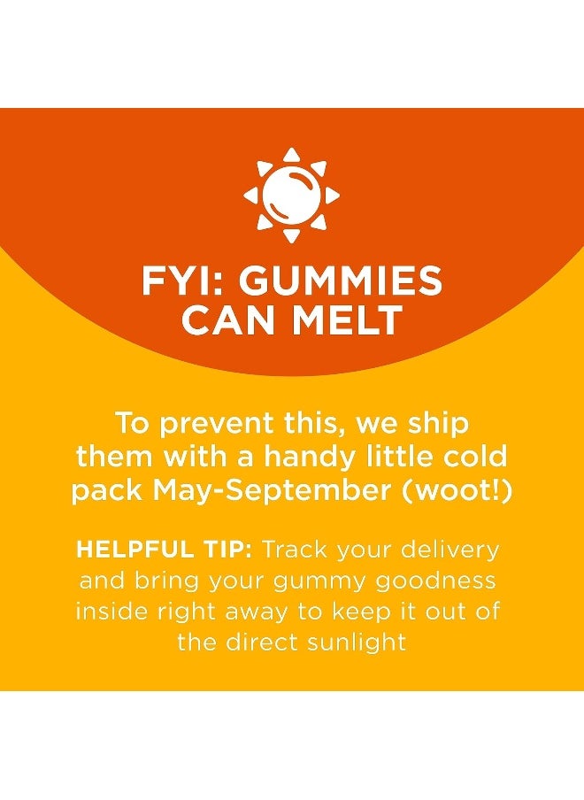 OLLY Probiotic Gummy, Immune and Digestive Support, 1 Billion CFUs, Chewable Probiotic Supplement, Mango, 25 Day Supply - 50 Count