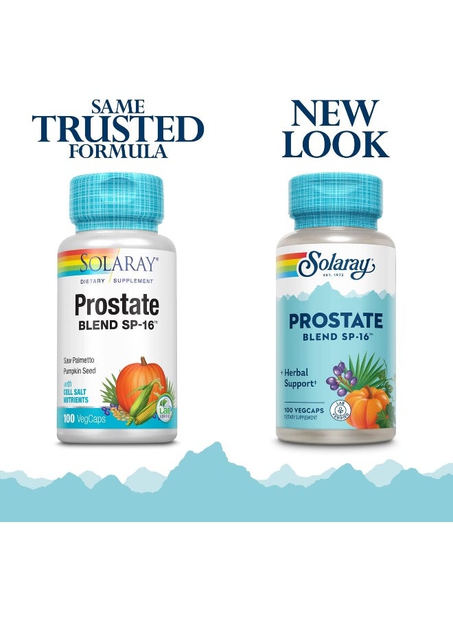 SOLARAY Prostate Blend SP-16, 100 Veggie Caps
