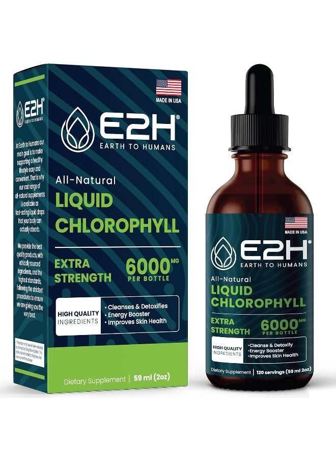 E2H Earth to Humans All-Natural Liquid Chlorophyll