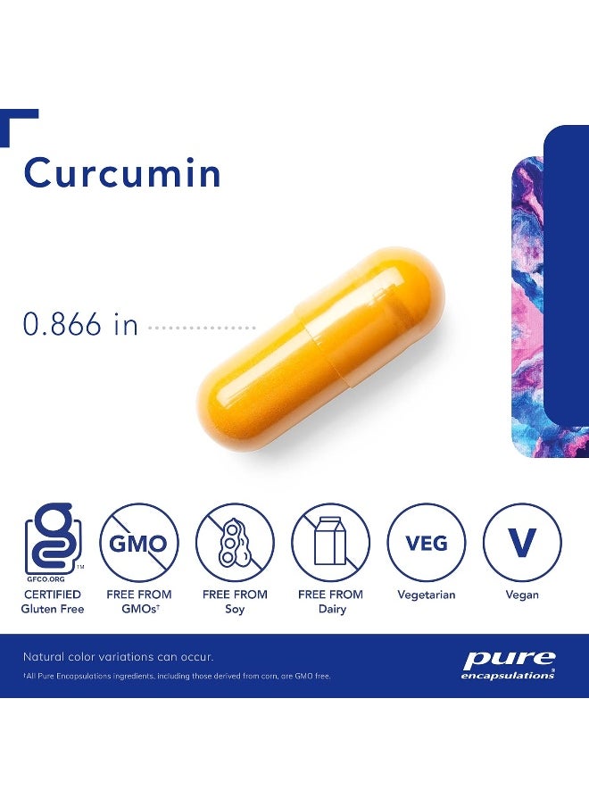 Pure Encapsulations Curcumin | Curcumin C3 Complex to Support Joints, Tissue, Liver, Colon, Brain, and Cellular Health* | 60 Capsules