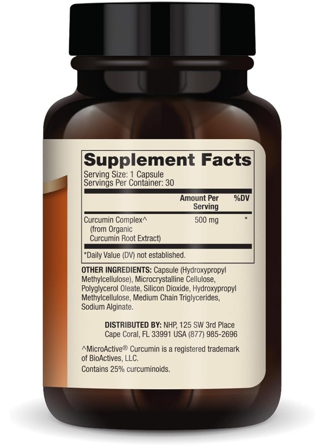 Dr Mercola Curcumin Advanced (500mg, 30 Capsules)