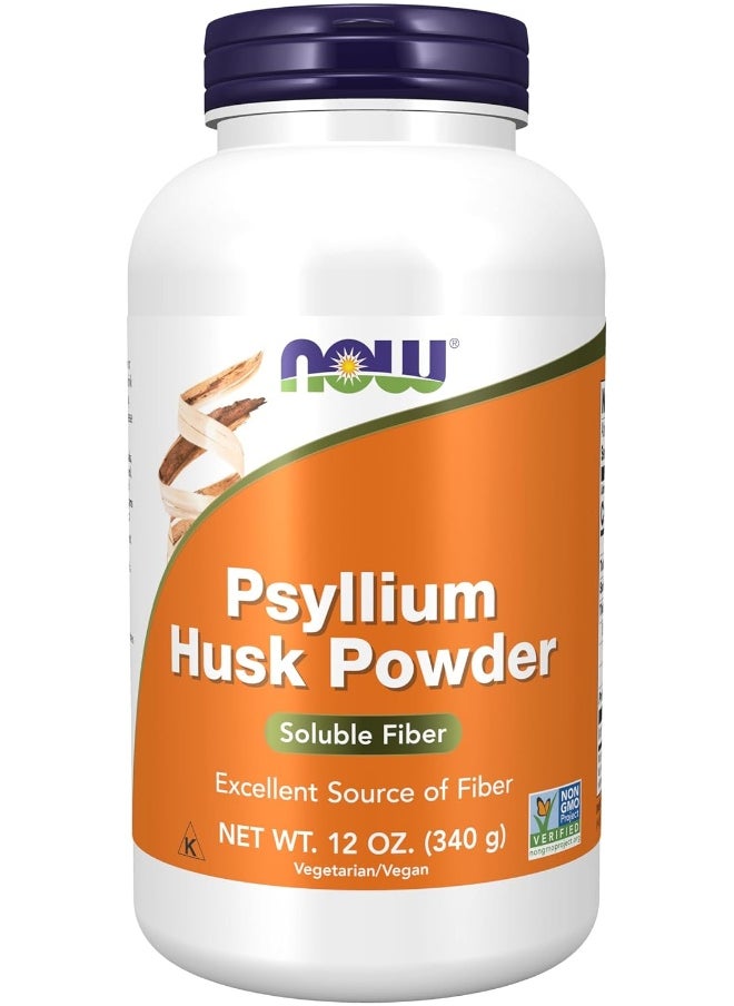 Now Foods Psyllium Non-Organic Husk Powder, 340 gm