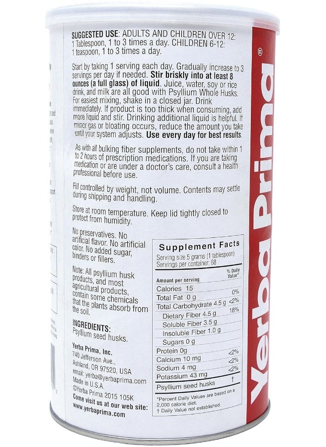 Yerba Prima Fiber Powder Daily (Pack of 2)