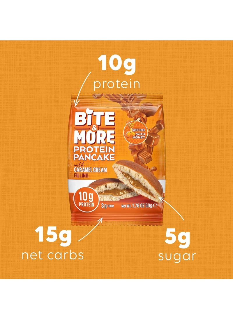Protein Pancake Caramel Cream filling 50 g Box of 12