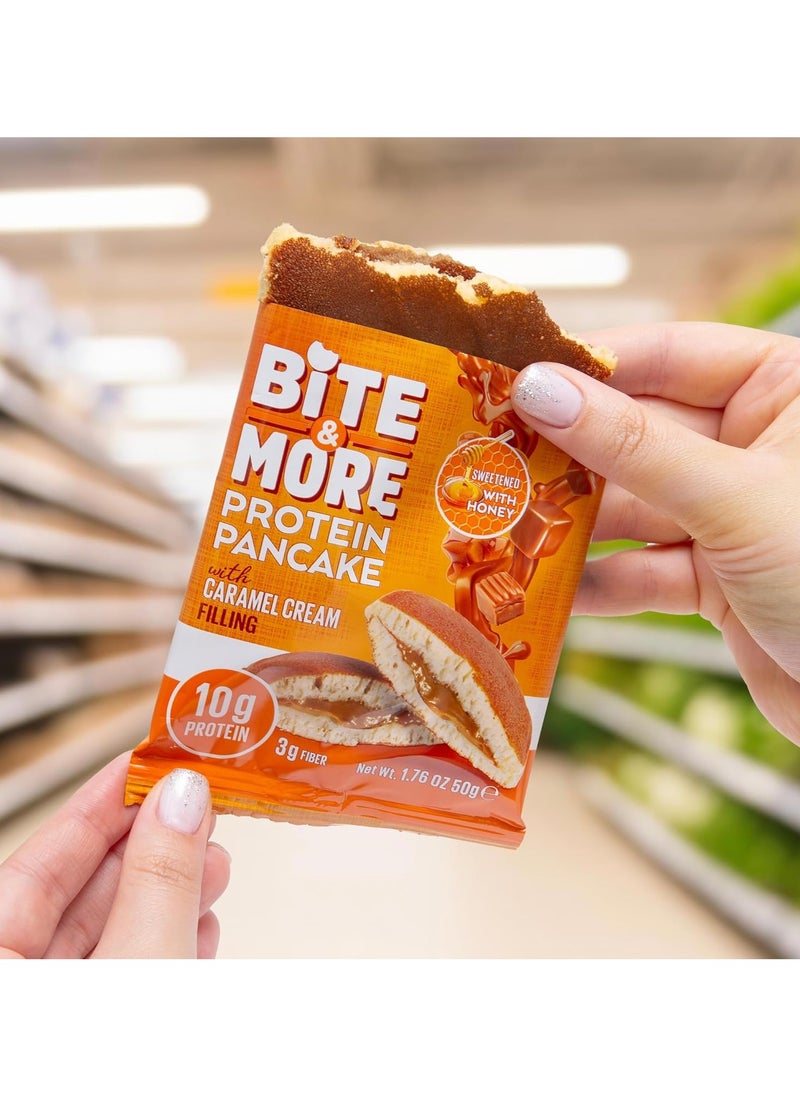 Protein Pancake Caramel Cream filling 50 g Box of 12