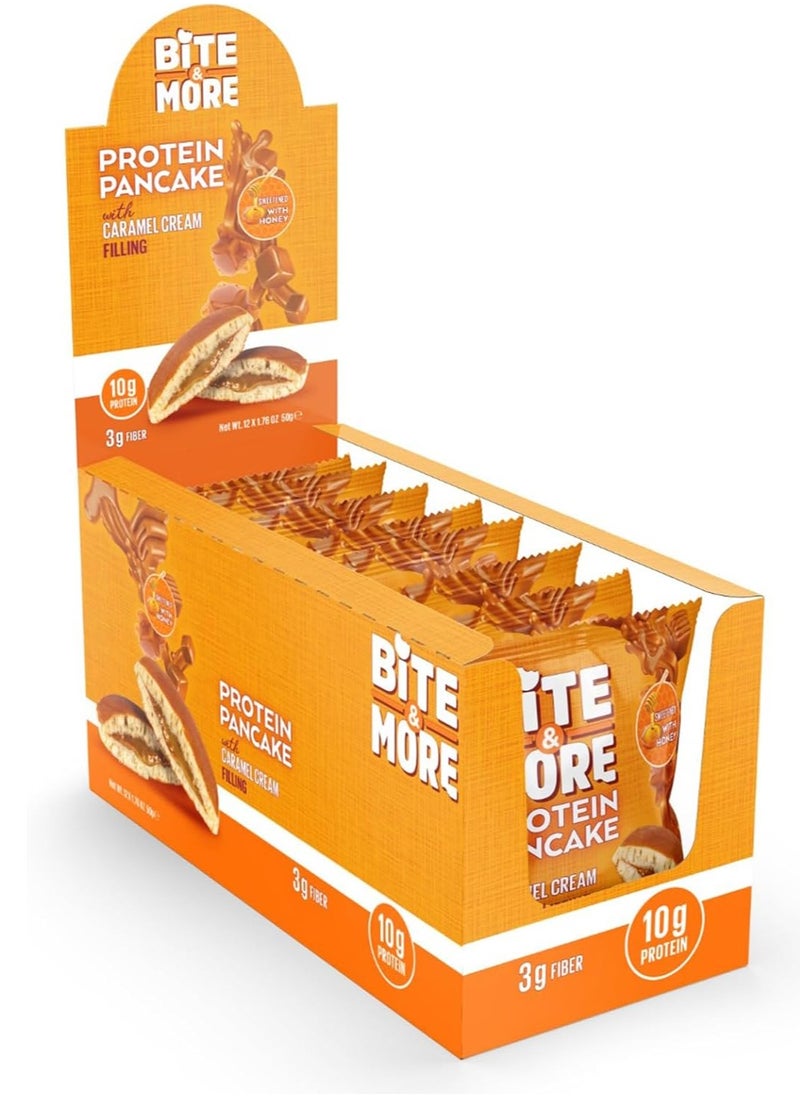 Protein Pancake Caramel Cream filling 50 g Box of 12