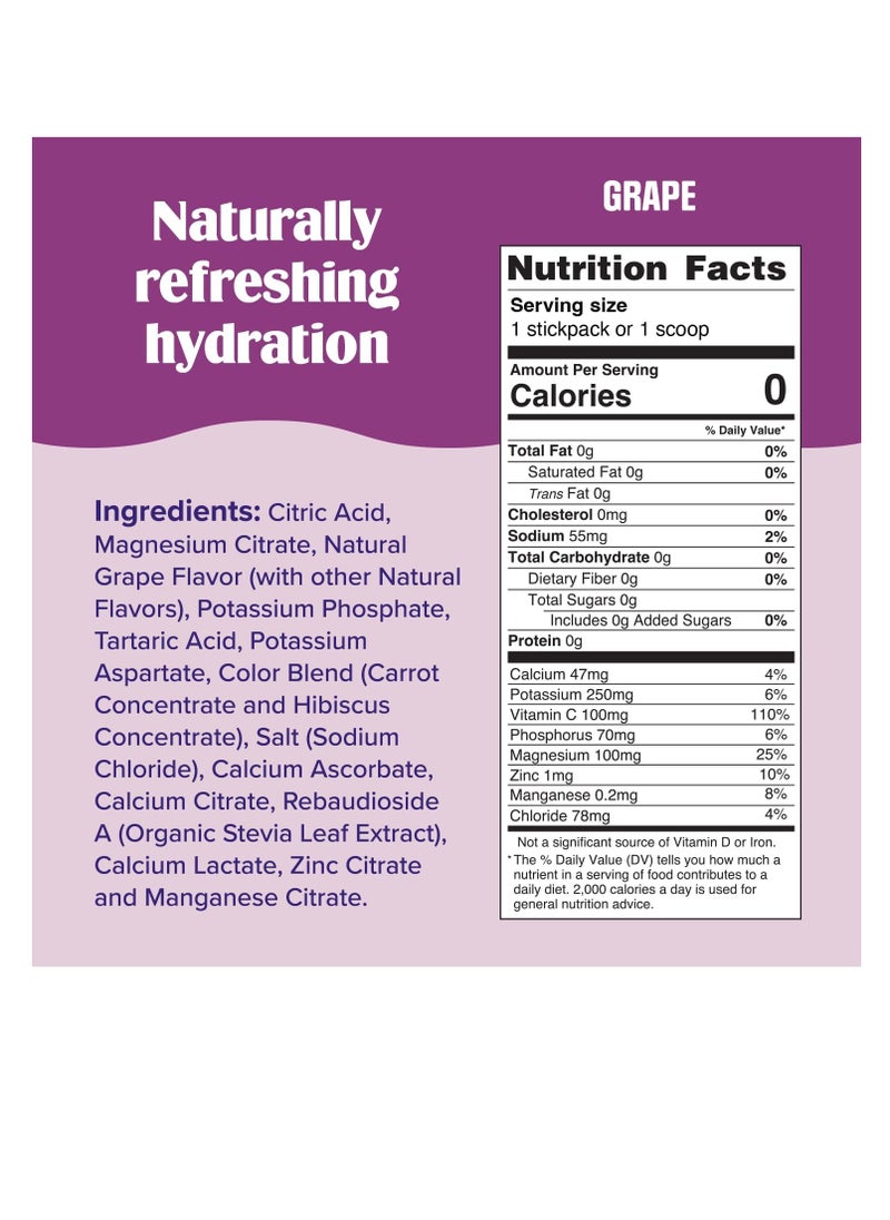6 essential Electrolytes Grape 11.4oz 324g