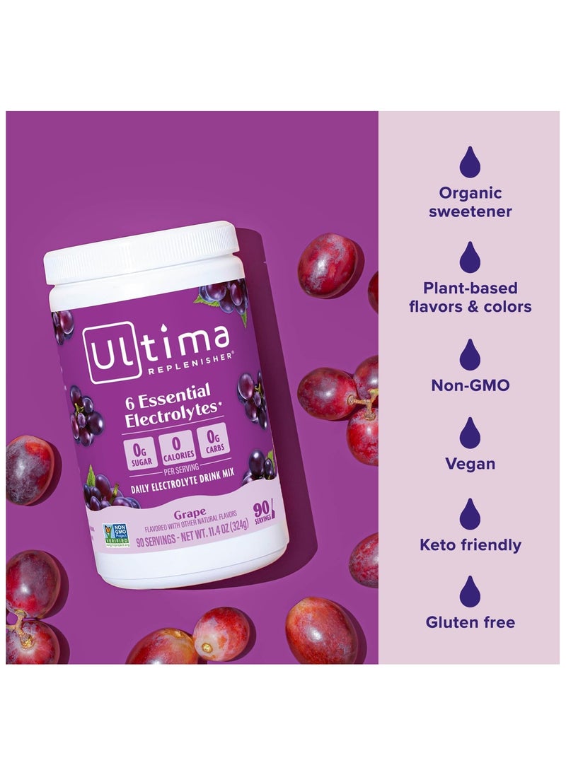 6 essential Electrolytes Grape 11.4oz 324g