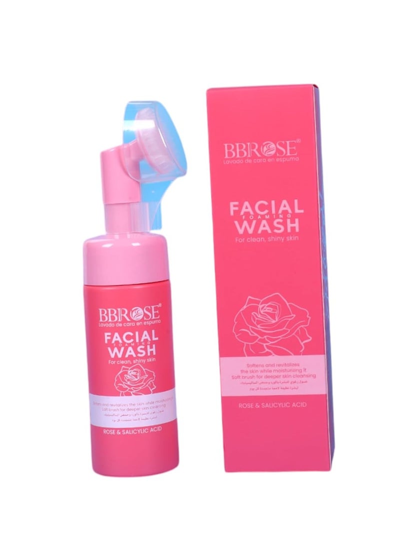 Rose Face Wash 150ml – Gentle Cleansing Gel for All Skin Types | Hydrating & Refreshing | Natural Ingredients | pH Balanced | Removes Makeup & Impurities | Paraben-Free