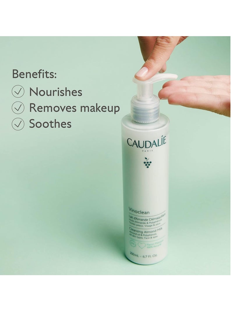 Caudalie Vinoclean Gentle Cleansing Almond Milk 6.7 fl ozFluid Ounce