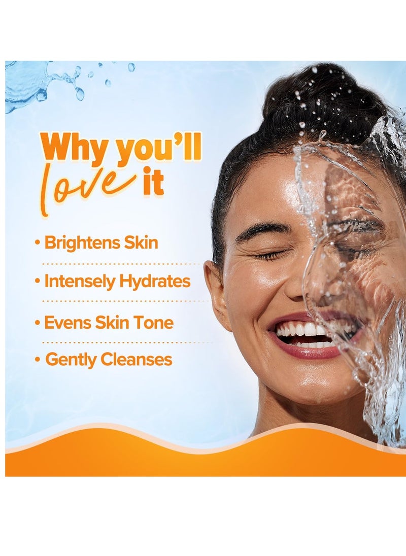 Glow+ Smoothie Face Wash | with Vitamin C & Papaya | Gently Cleanses Dirt & Impurities | Helps Reveal Healthy Glowing Skin | 3.38 Fl Oz/100ml