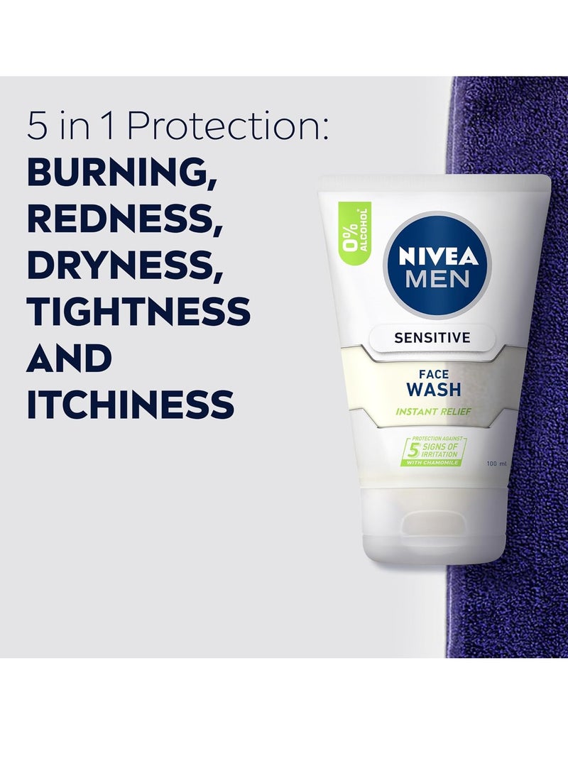Nivea for Men Sensitive 100 ml Face Wash
