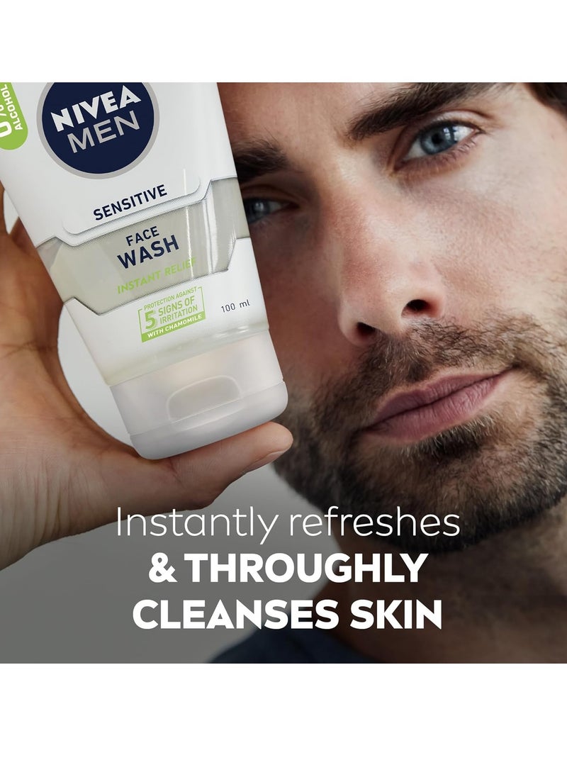 Nivea for Men Sensitive 100 ml Face Wash