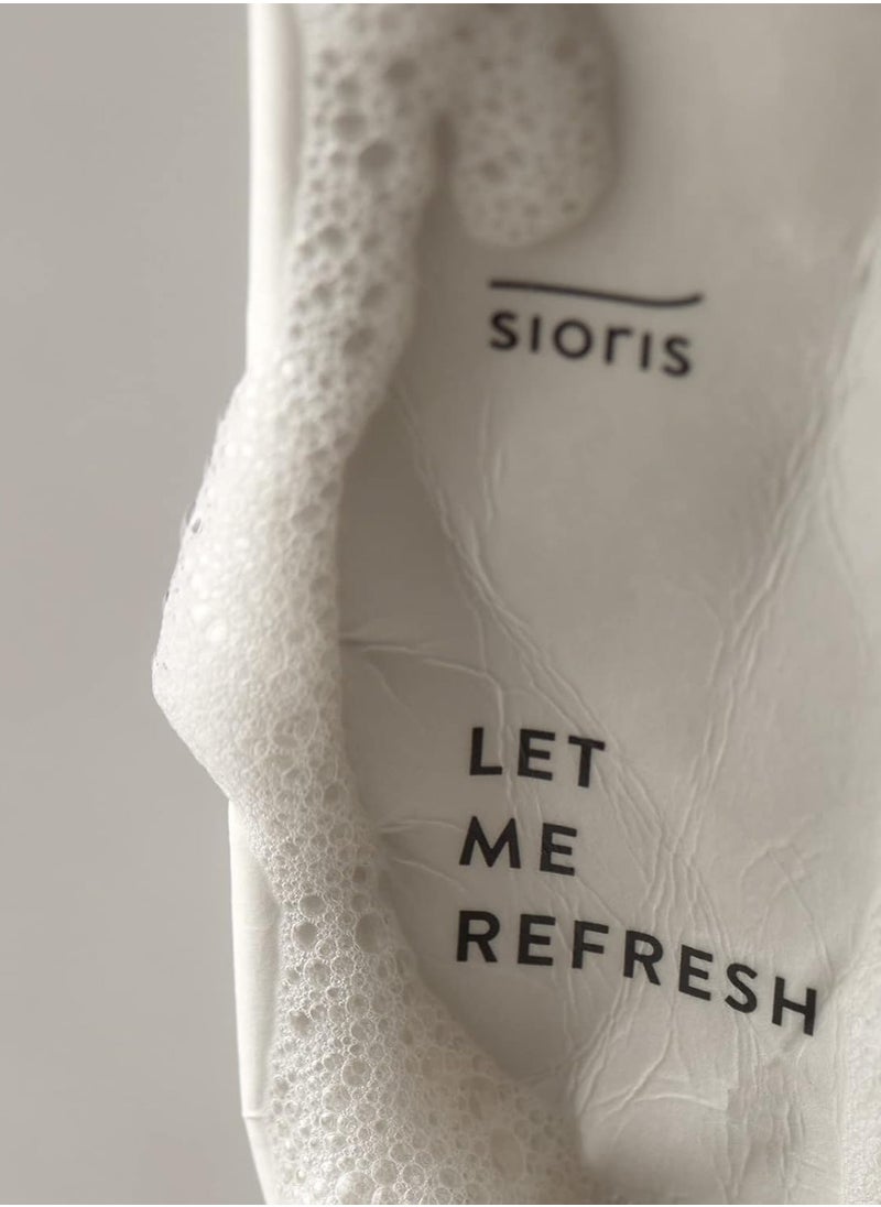 SIORIS Let me refresh foam cleanser 120ml 4.05fl.oz. slightly acid cleanser, nourish and soothe skin Korean skincare gift