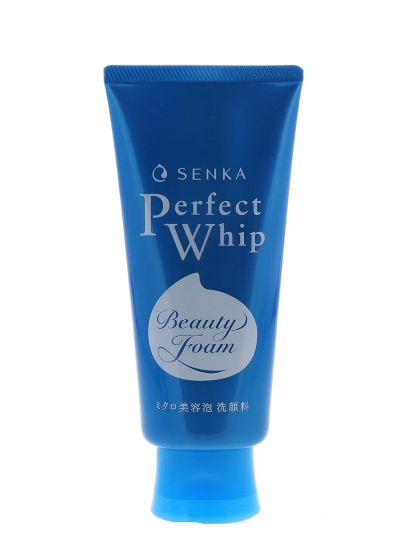 ODE Senka Perfect Whip Cleansing Foam Beauty Foam 4.23oz(120g) White Floral Scent Japanese Face Wash