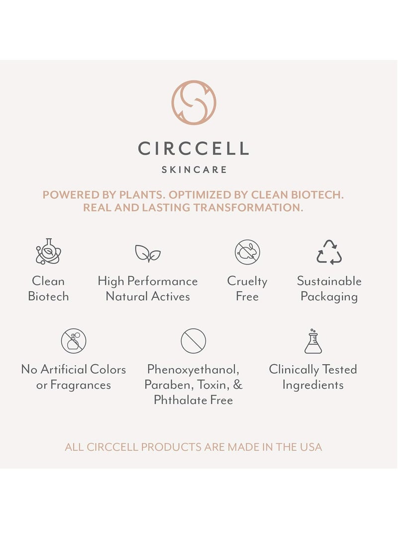 CIRCCELL Mandarin Cleansing Milk – Hydrating & Brightening Face Cleanser with Fruit Extracts –Anti-Aging Facial Cleanser – Rich, Creamy Cleansing Milk Removes Makeup – Suitable for All Skin Types