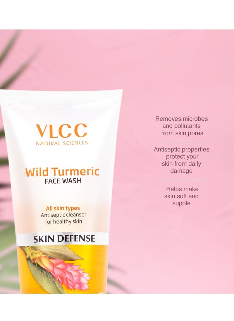 VLCC Natural Sciences Wild Turmeric Face Wash - 80ml (Pack of 3)