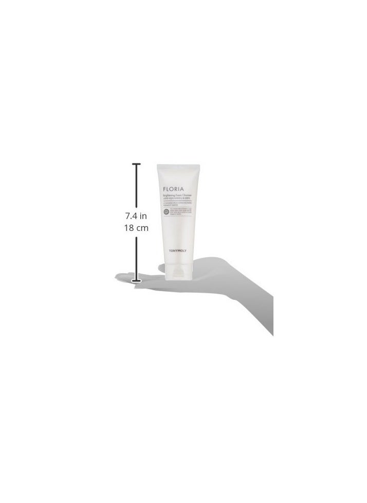 TONYMOLY Floria Brightening Foam Cleanser, 5.0 Fl Oz