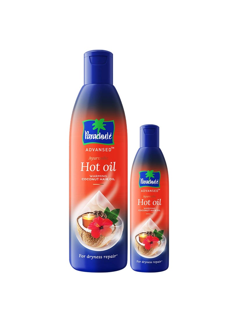 Parachute Advansed Ayurvedic Hot Oil 400 ml with Free 90 ml Pack