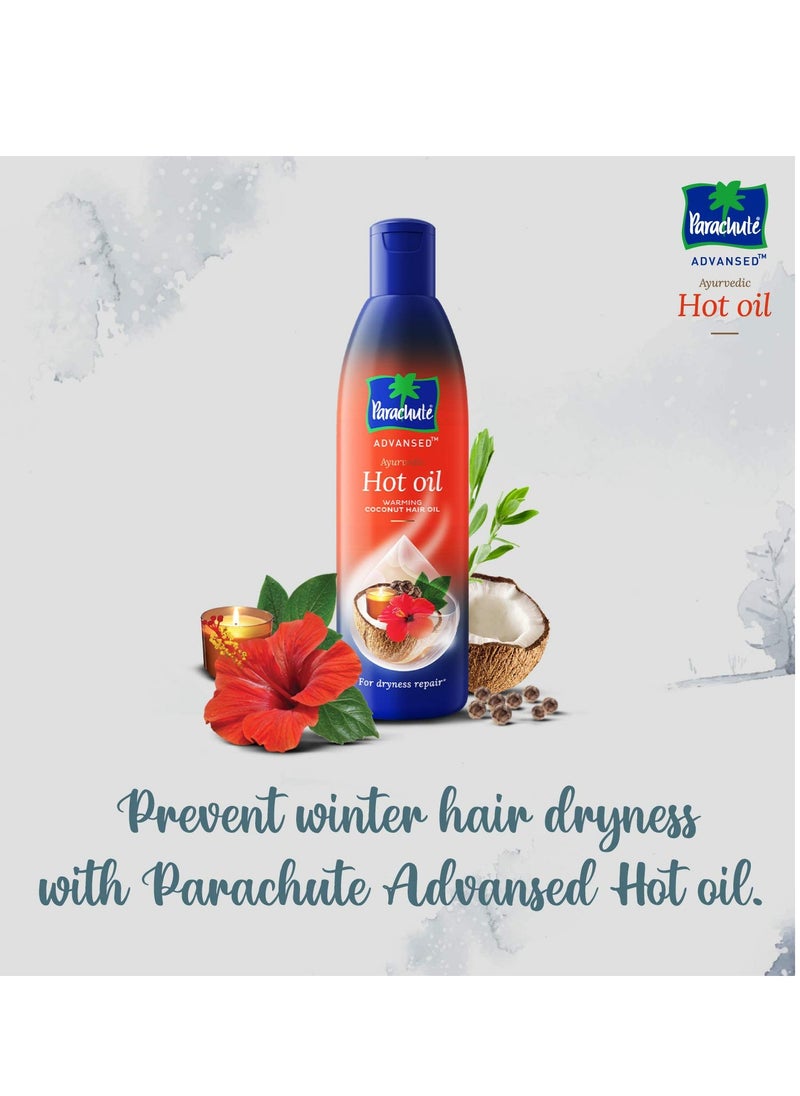 Parachute Advansed Ayurvedic Hot Oil 400 ml with Free 90 ml Pack