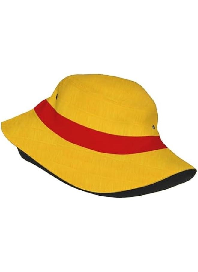 Anime Bucket Hat Cosplay Fishman Hat Anime Accessories Sun Hat for Women and Men Beach Outdoor Travel