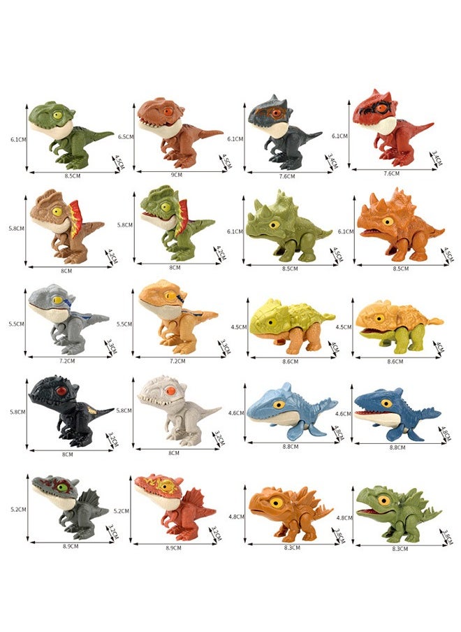 Jurassic Dinosaur Toys, Birthday Gifts, Suitable for Boys and Girls Over 3 Years Old, Joints Can Be Moved, 10PCS Randomly