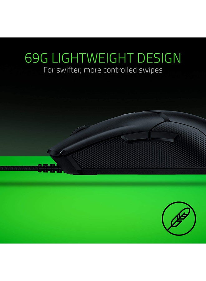 Viper Ultralight Ambidextrous Wired Gaming Mouse 16000 DPI Black Black