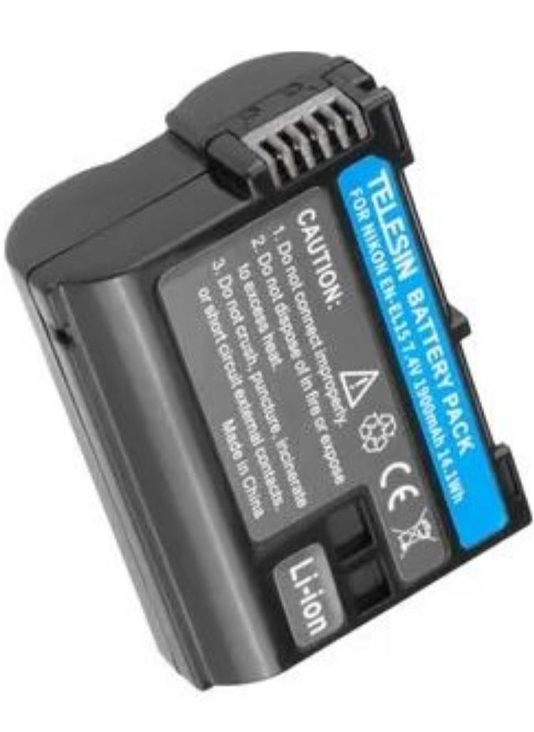 TELESIN TLS-NKR-BTR-ENEL-15 Battery For Nikon