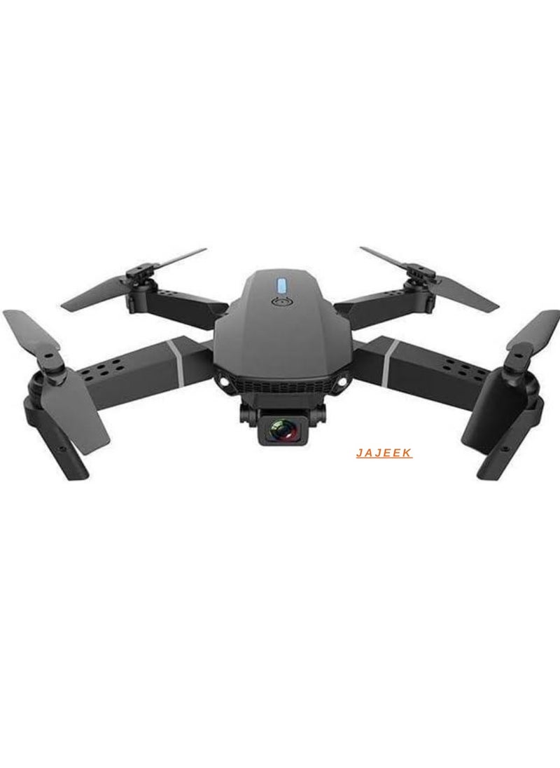 E88E525 Mini Drone with Dual Camera 4K HD WiFi FPV Remote Control Foldable, Black – Ultra-Portable Drone with High-Quality Aerial Shots, 360° Flip, Long Battery Life & Smart Features for Beginners and Professionals in UAE