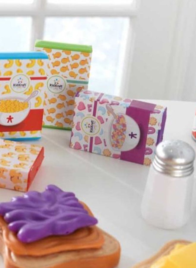 115-Piece Deluxe Tasty Treats Pretend Play Food Set