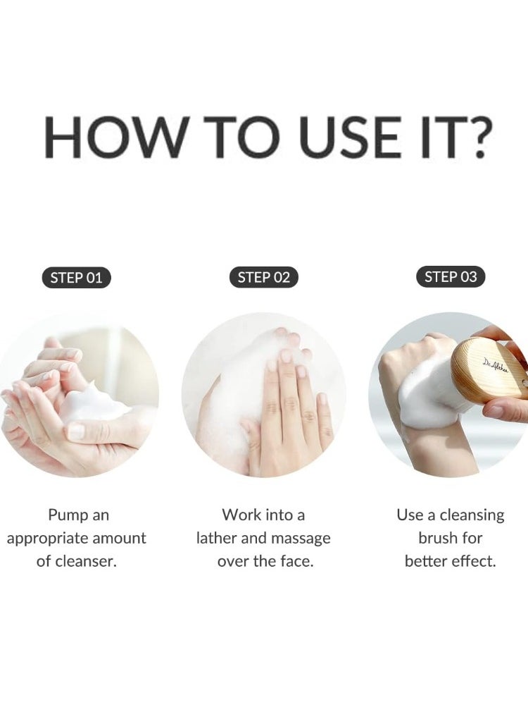 Dr. Althea Amino Acid Gentle Bubble Cleanser – Deep Cleansing & Hydrating Face Wash, 140ml – Soothing & pH-Balanced for Sensitive Skin