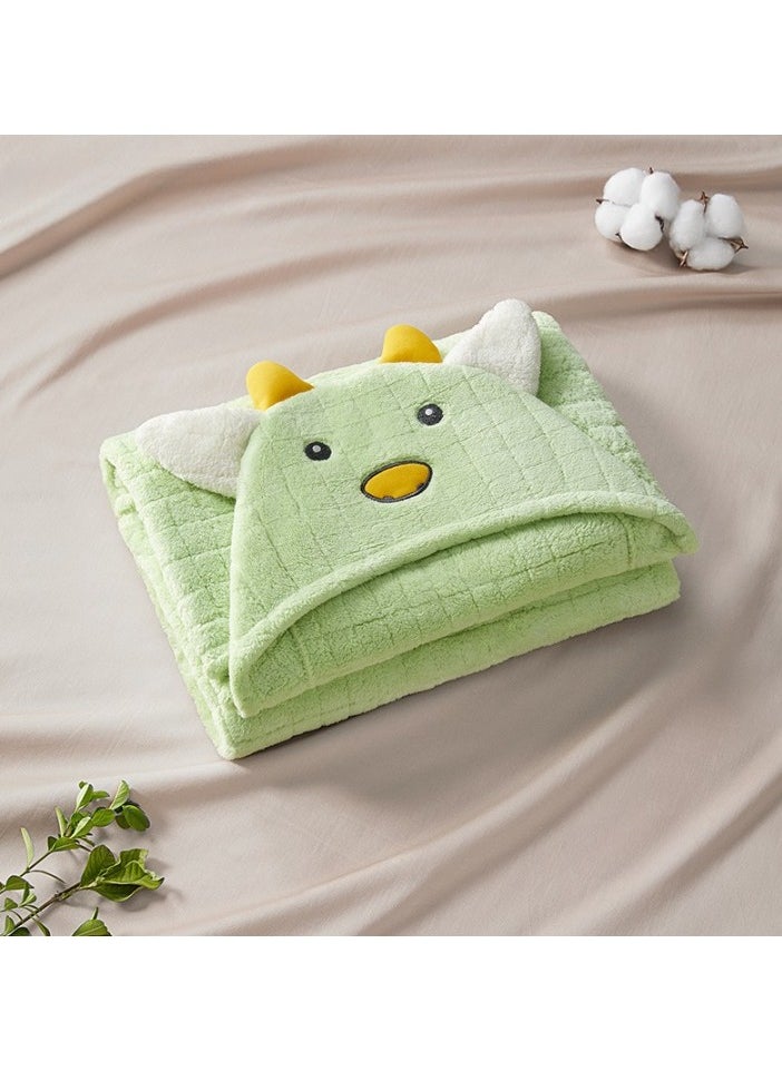 Baby Hooded Bath Towel, Natural Cotton Bamboo Baby Towel, Ultra Absorbent Baby Towel with Ears, Soft Baby Stuff Shower Gifts for Babies, Infant, Toddler and Kids Calf Style