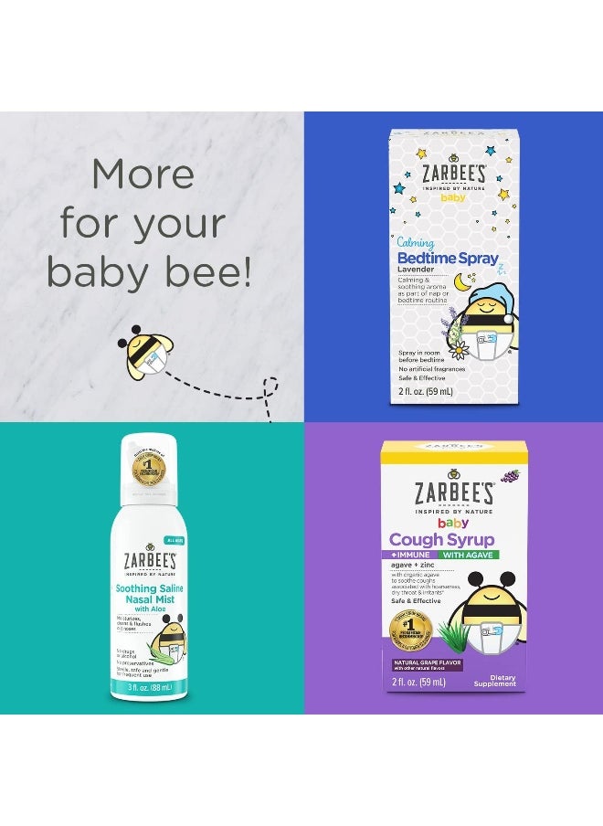 Zarbee's Naturals Baby Soothing Chest Rub with Eucalyptus, Lavender & Beeswax, 1.5 Ounce