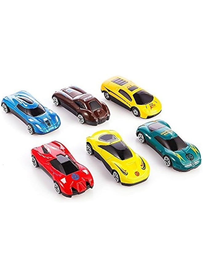 Car Toys Die Cast Carrier Truck Vehicles Toy for 3-12 Years Old Boy Girl Toy Gift(Includes 6 Alloy Cars,3 Animal Cars,3 Number Cars and Traffic Accessories)(Red)