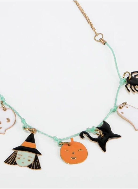 Halloween Enamel Necklace