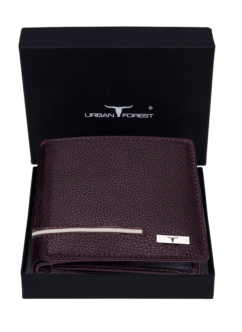 URBAN FOREST Stag Brown/Sand Leather Wallet for Men