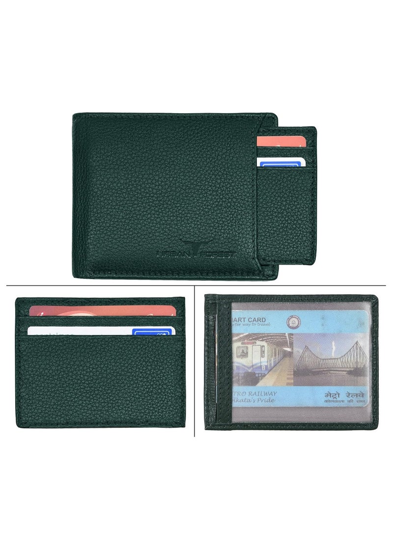 URBAN FOREST Dexter Leather Wallet For Men - Green