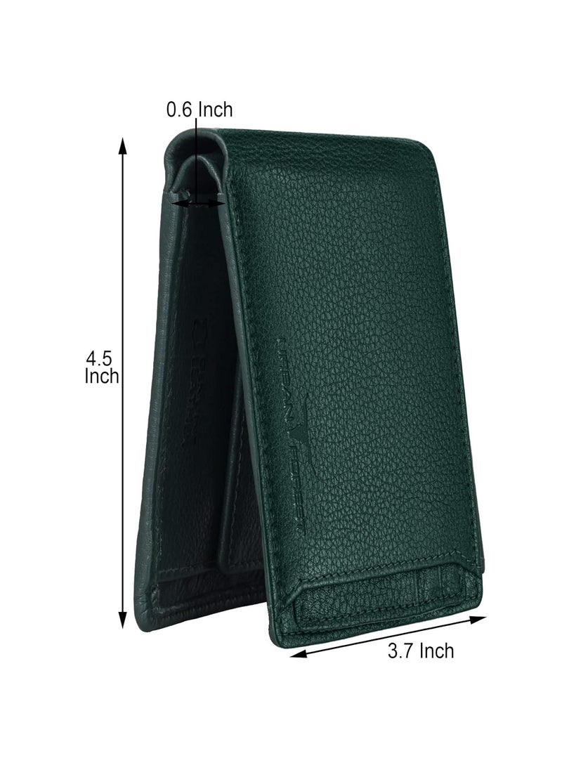 URBAN FOREST Dexter Leather Wallet For Men - Green
