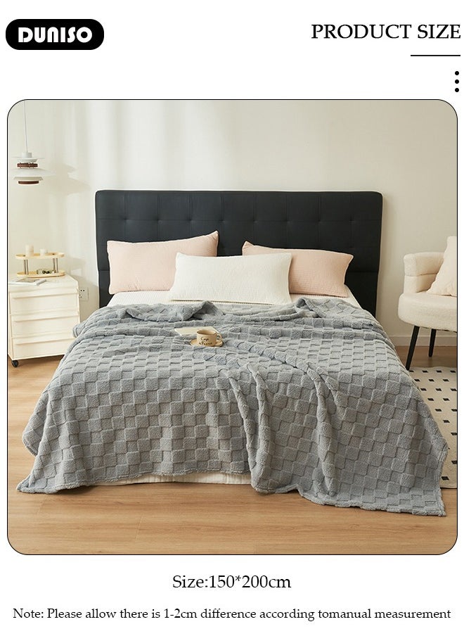 Throw Blanket for Couch or Bed, Super Soft Cozy Blankets for Room Decor, Warm and Breathable, Lightweight Fuzzy Warm Blanket Suitable for Couch, Sofa, Bed, Chair