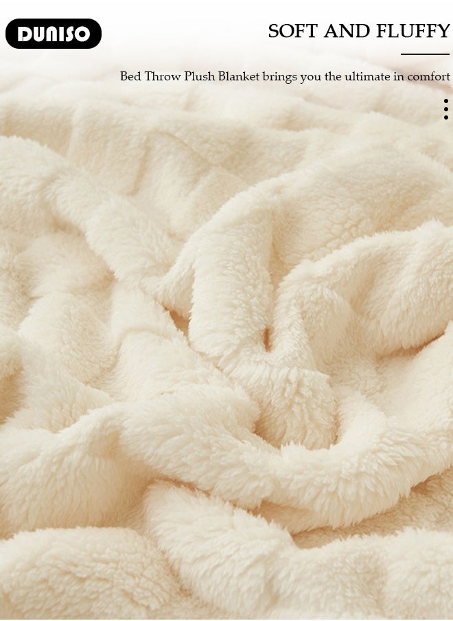 Throw Blanket for Couch or Bed, Super Soft Cozy Blankets for Room Decor, Warm and Breathable, Lightweight Fuzzy Warm Blanket Suitable for Couch, Sofa, Bed, Chair