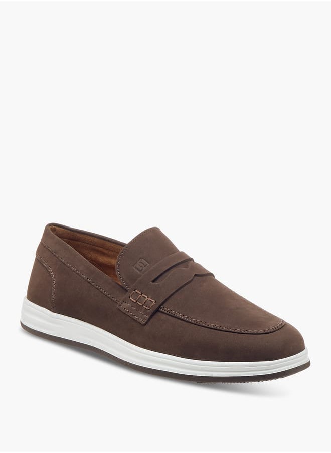 Men's Cutout Detail Slip-On Loafers