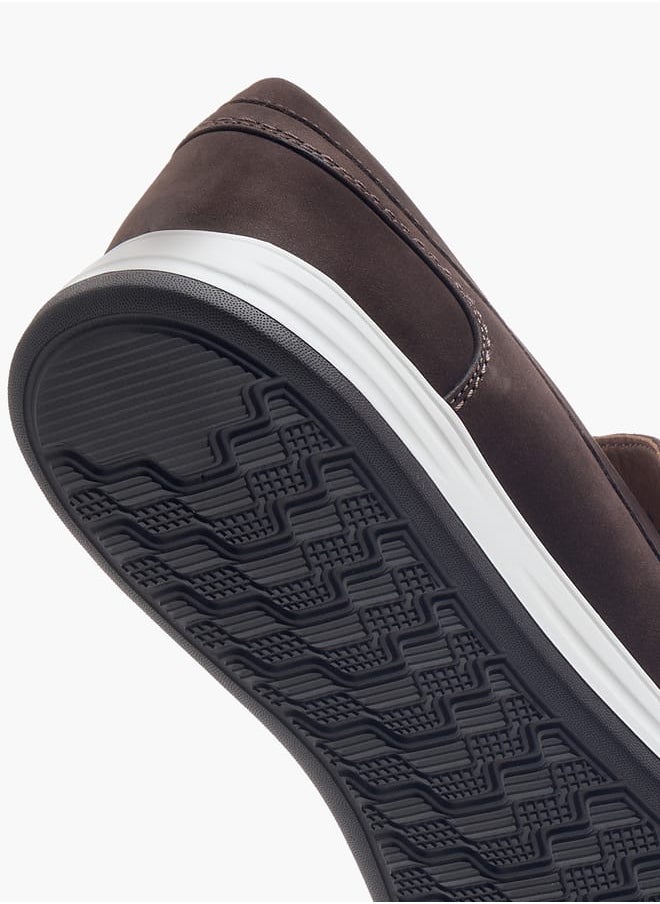 Men's Cutout Detail Slip-On Loafers