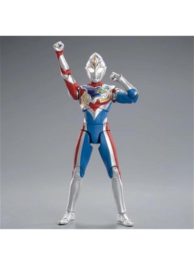 ZD Toys, Ultraman Decker Shiny Type, 1/10 Scale Collectible Action Figure Full Set UL-A05X