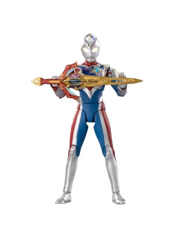 ZD Toys, Ultraman Decker Shiny Type, 1/10 Scale Collectible Action Figure Full Set UL-A05X